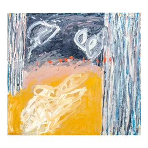 Elfi Schuselka "Fall" Abstract Oil on Canvas