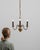 20th Century Belgian Colonial Revival Brass Three-Arm Chandelier For Sale - Image 18 of 18