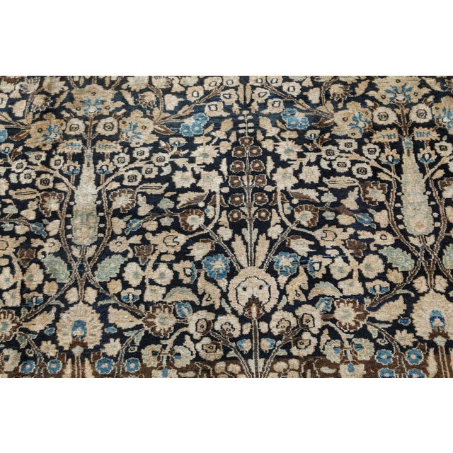 Authentic 19th Century Persian Meshad Carpet For Sale - Image 4 of 7