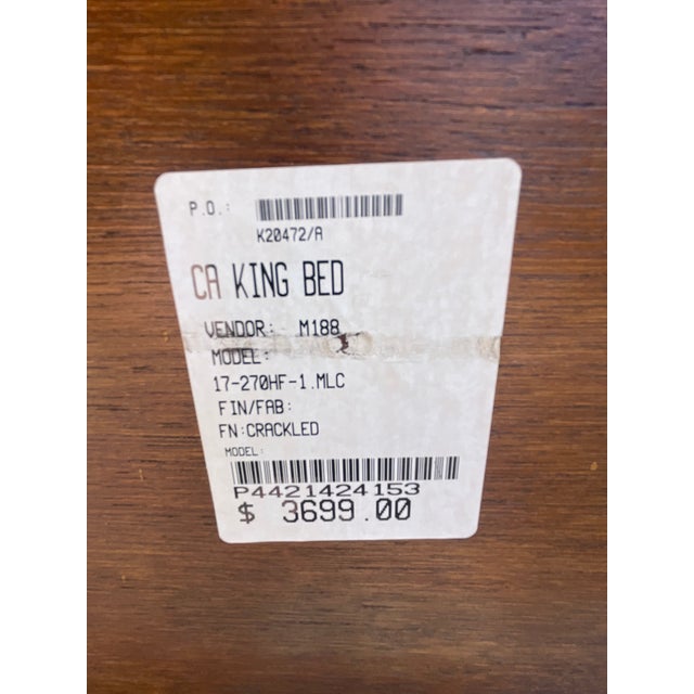 Baker Furniture Rattan King Size Bed, Coastal British Colonial Style For Sale - Image 14 of 14