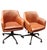 Elevate Your Workspace: Set of 4 West Elm Helvetica Genuine Leather Chairs For Sale In Raleigh - Image 6 of 10