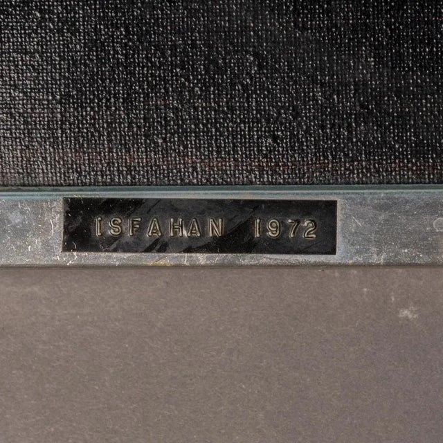 Black Claudio Cazzola, Modern Abstract Composition, 1972, Acrylic on Canvas For Sale - Image 8 of 11