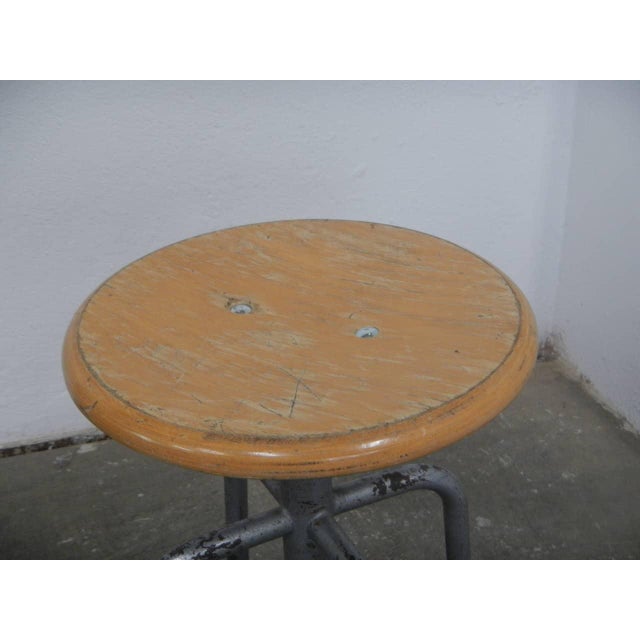 1960s Vintage Four-Foot Stool, 1960 For Sale - Image 5 of 10