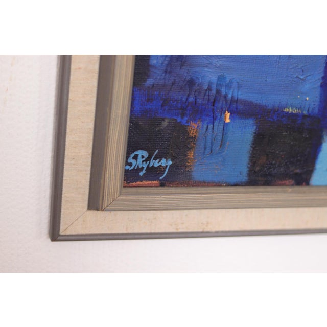 Stig Ryberg, Balcony, 1960s, Oil on Canvas, Framed For Sale - Image 4 of 16