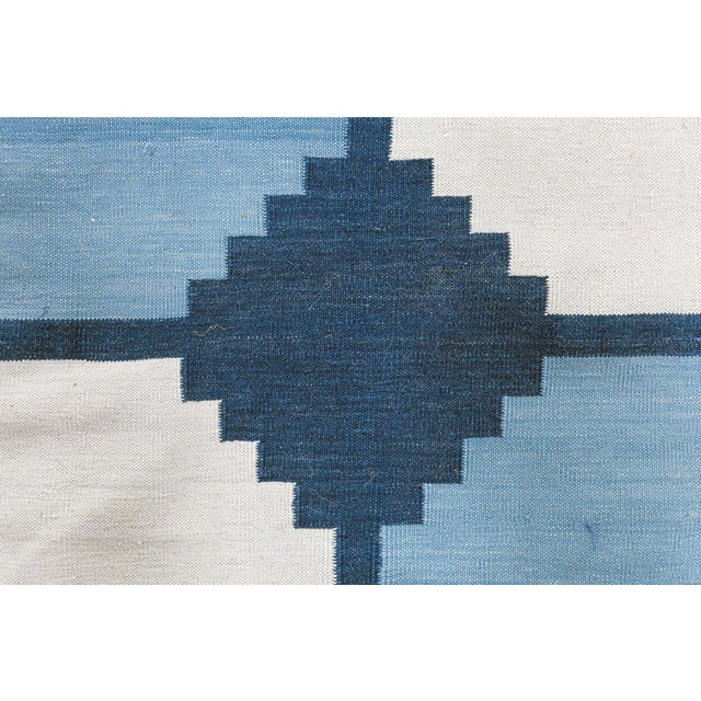Oversized Indian Dhurrie Cotton Rug by Doris Leslie Blau For Sale In New York - Image 6 of 8