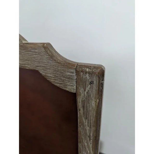 Wood Spanish Renaissance Style Chairs in Limed Oak, Set of 6 For Sale - Image 7 of 9