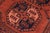 Tribal Kargahi Rust/Blue Wool Rug - 6'11'' X 10'2'' For Sale In New York - Image 6 of 9