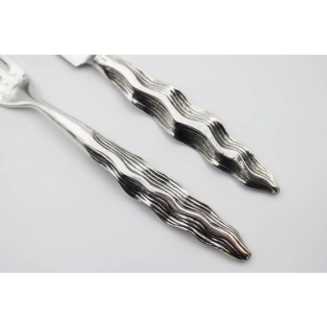 Contemporary Utopia Pieces in Silver Bronze or Gold Bronze by Richard Lauret, Set of 2 For Sale - Image 3 of 5