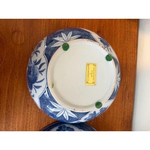 Chic vintage Maitland Smith large chinoiserie bowl with lid. Perfect way to store things you don't want others to see on a...
