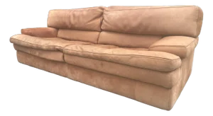 1980s Original Roche Bobois Leather Sofa