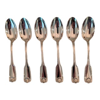 Mid 20th Century Towle "Benjamin Franklin" Sterling Silver Teaspoons, Lot of 6 For Sale
