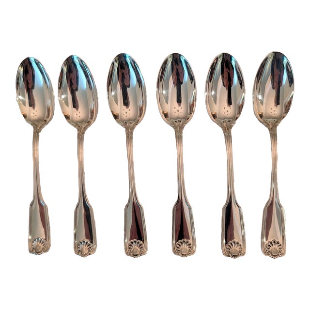 Mid 20th Century Towle "Benjamin Franklin" Sterling Silver Teaspoons, Lot of 6 For Sale