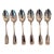 Mid 20th Century Towle "Benjamin Franklin" Sterling Silver Teaspoons, Lot of 6 For Sale