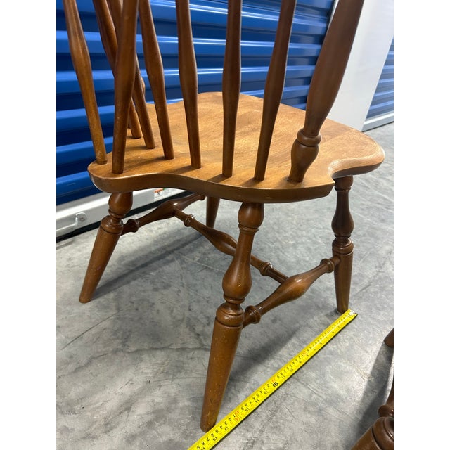 Late 20th Century Vintage Ethan Allen by Baumritter Dining Chairs