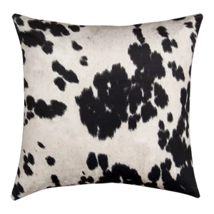 The House of Scalamandré Pony Pillow, Black & White