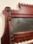 Antique 19th Century Victorian Eastlake Walnut Wall Mirror 3 Towel Bars For Sale - Image 4 of 8