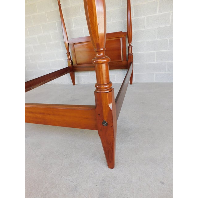 John Wanamaker Ny Shaker Cannon Ball Pencil Poster Cherry Full Size Poster Bed For Sale - Image 9 of 17