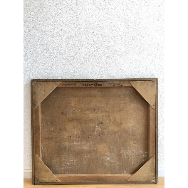 Monard, Ascension, 1966, Mixed Media on Canvas, Framed For Sale - Image 9 of 11
