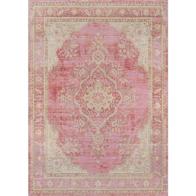 Momeni Isabella Alisha Pink 4' X 6' Area Rug For Sale