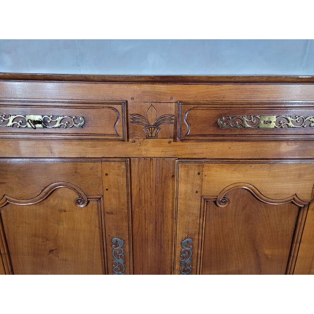 Wood Louis XV High Sideboard For Sale - Image 7 of 12