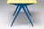 Blue Model 512 Marcoule Compass Table attributed to Jean Prouvé, France, 1953 For Sale - Image 8 of 18