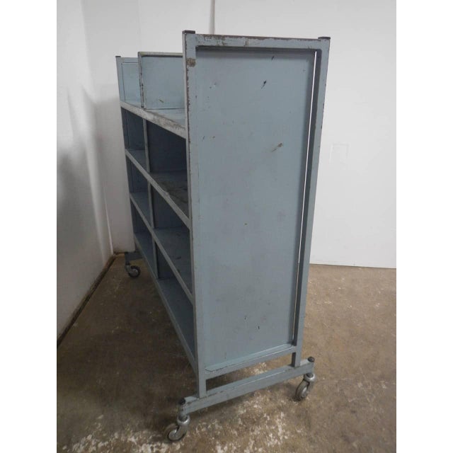 Iron Trolley with Compartments, 1960 For Sale - Image 4 of 11