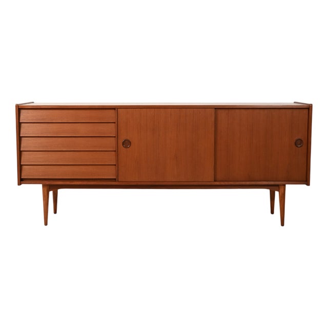 Vintage Sideboard in Teak, 1960s For Sale