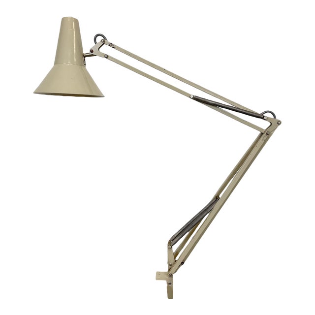 Vintage Beige Architect Table Lamp from Fax, 1970s For Sale