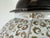 Maitland - Smith Large Hand Painted Pottery Jar With Bronze Lid by Maitland Smith For Sale - Image 4 of 12