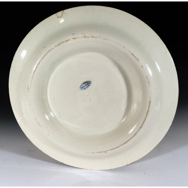 Early 19th Century Nimy Belgian Faience Large Blue & White Chinoiserie Soup Tureen, Cover & Stand For Sale - Image 11 of 12
