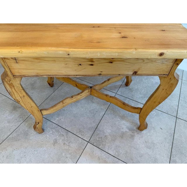 Biedermeier Farmhouse Table in Wood For Sale - Image 12 of 13