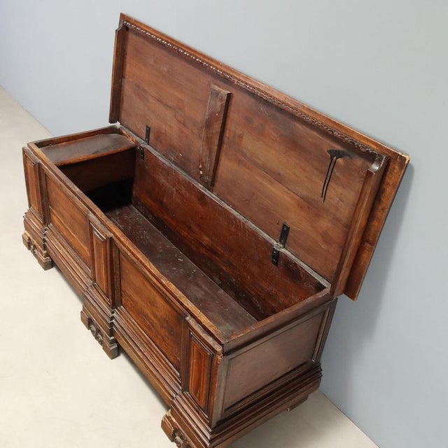 18th Century Baroque Walnut Chest For Sale - Image 3 of 13