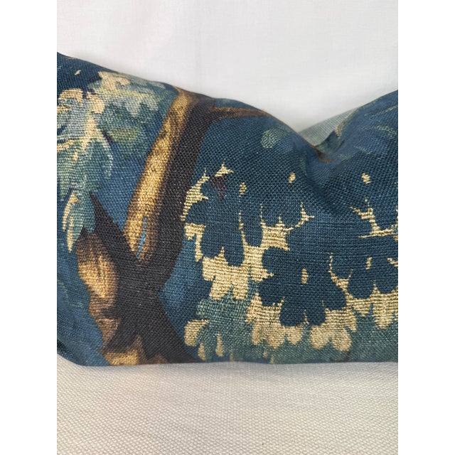 Custom 16"x28" pillow covered in Dedar Fabrics "Schwarzwald" in color 03 and backed in a coordinating Belgium linen. These...