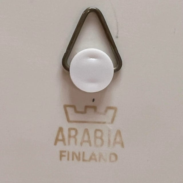 1979 Arabia Wall Tile Plate Signed by Helja Liukko-Sundström, Made in Finland For Sale - Image 9 of 11