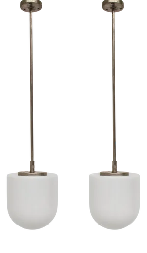 wiss Bauhaus Pendant Lights from Bag Turgi, 1930, Set of 2