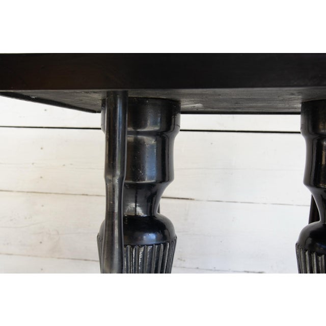 Small Art Deco Ebonized Table, 1930s For Sale - Image 9 of 13