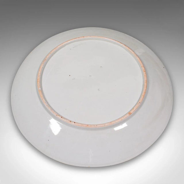 1900s Antique Victorian Japanese Ceramic Oriental Fruit Plate For Sale - Image 4 of 10