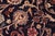 Shabby Chic Shabby Chic Floral 1990's Pak-Persian Blue/Red Wool Rug - 6'2'' X 9'3'' For Sale - Image 3 of 9