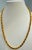 Metal 45 Gm Pure 22 Karat Yellow Gold Handmade Chain 23 Inch For Sale - Image 7 of 8