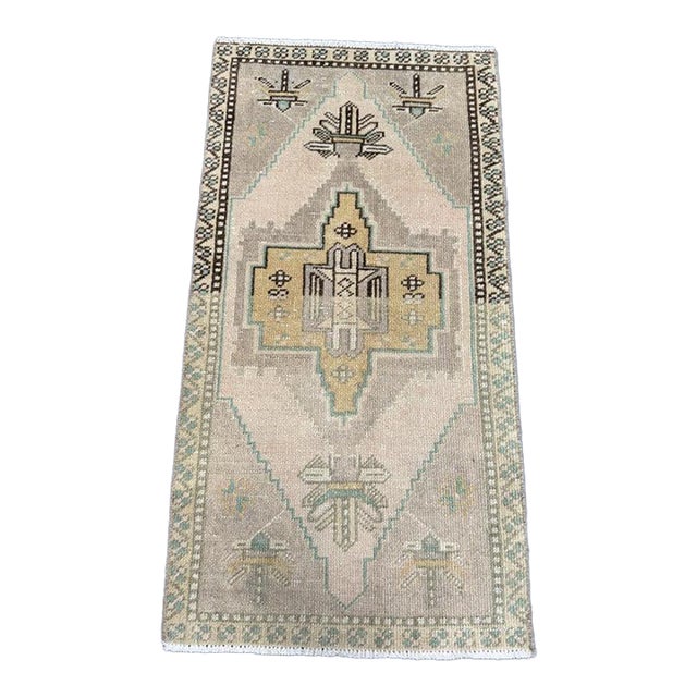 Turkish Yastik Rug 1'6" x 2'11" For Sale