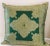 Islamic Emerald Green Moorish Throw Pillows Embellished With Sequins and Beads a Pair For Sale - Image 3 of 13