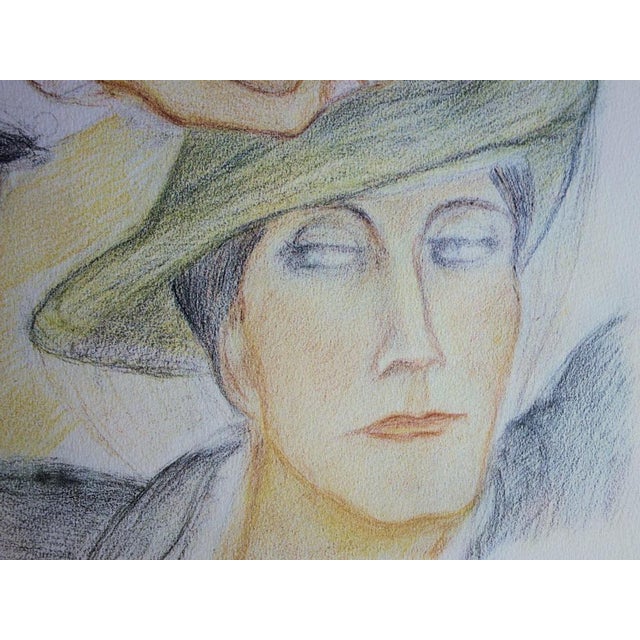 Pierre Klossowski, Tête de Roberte, Lithograph For Sale - Image 4 of 8