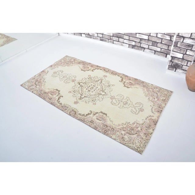 Textile Vintage Handmade Nomadic Area Rug For Sale - Image 7 of 11