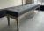1980s Large Rustic Turned Leg Tufted Bench For Sale - Image 9 of 12