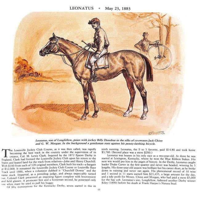 White "Portraits in Roses: 109 Years of Kentucky Derby Winners" 1984 Bryant, Beverley and Williams, Jean For Sale - Image 8 of 11