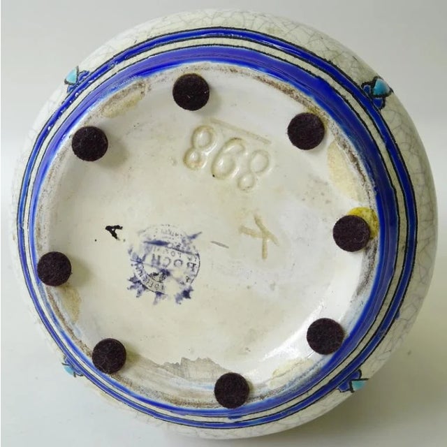 1930s 1930s Charles Catteau Boch Freres GrÃ¨s Keramis Vase For Sale - Image 5 of 10