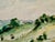 Rustic 1940s Henry Emil Salloch Original Watercolor on Paper Rolling Green Hills and Pastureland. For Sale - Image 3 of 5