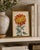 Paper Asian Red Mum by Hasegawa, Vintage Japanese Botanical Art Print, 12" X 18" For Sale - Image 7 of 8