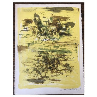 Zao Wou Ki, Temptation of the West, 1962, Original Lithograph For Sale