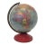 Mid-Century Replogle 10-Inch Precision Globe on Red Steel Base, Circa 1950s For Sale